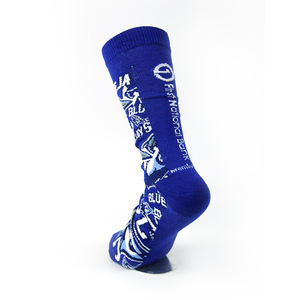 Uron Vente en gros Hommes Femmes Logo personnalisé Chaussettes en coton Nouvelle mode Couleur unie Chaussettes Crew - Product Image 5
