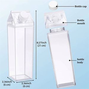 Bouteille d'eau en plastique personnalisée sans BPA de 500 ml, gobelet à lait en plastique de sport, mug à bière - Product Image 6