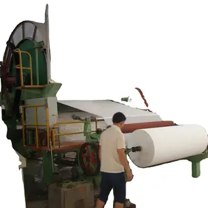 3-5 toneladas por día Máquina de papel tisú Máquina de papel higiénico para planta de fabricación de papel higiénico