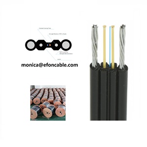 Trung Quốc bán buôn giá trên không 2 4 lõi sợi cáp quang Jumper FTTH trong nhà ngoài trời thả Cáp <span class=keywords><strong>SC</strong></span> LC 50m 200m vá dây cáp - Product Image 5