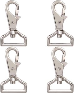 AYVANBER Pcs Swivel Clasps Lanyard Snap Hook Lobster Claw Clasp <b>Spring</b> Loaded <b>Clip</b> Metal Zinc Alloy Key Ring For Strap Bag Sewin - Product Image 1