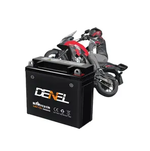 Penjualan Terbaik accu motor kotak baterai aki motor gl baterai untuk kapal motor de 800 vatio DENEL 6MF7DL baterai sepeda motor