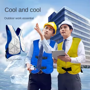 屋外テイクアウト用高温通気性アイスクールベスト物理冷却用ゲルアイスパッドベストアイスパック - Product Image 3