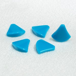 Khuyến Mại Đá Quý Lỏng Hạt Tổng Hợp Màu Ngọc Lam Váy Fan Ngành <span class=keywords><strong>Inlay</strong></span> Quyến Rũ Mặt Dây Chuyền Cho Vòng Cổ Phụ Kiện - Product Image 6