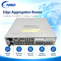 Routeur réseau d'entreprise fiable, passerelle WAN modulaire avec 8 ports 10GE SFP+ et 8 ports GE SFP, 2U, montage en rack, ASR1002-HX