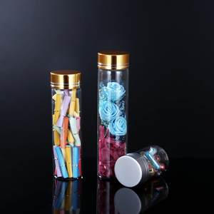 Fiale di vetro di varie dimensioni con tappo a vite in alluminio vetro trasparente bottiglia tubolare cibo/medicina/cosmetico bottiglia di imballaggio di vetro - Product Image 5