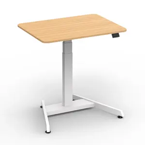 Homework Office Height Adjustable Sit Stand Electric Standing Desk Single Leg