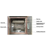 Cámara de Prueba de Lluvia Multifunción con Ángulo y Velocidad de Rociado Ajustables para una Simulación Ambiental Completa