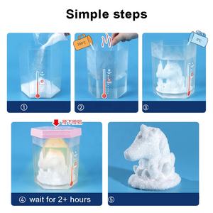 Kit de Cultivo de Cristales de Dinosaurios OEM, Juego de Arte y Manualidades para Niños, Juguete STEM DIY, Experimento Químico de Cultivo de Cristales, Kits de <span class=keywords><strong>Ciencia</strong></span> - Product Image 5