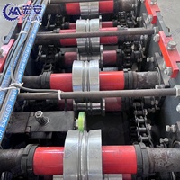 Máquina formadora de vigas en V servoaccionada HAUAN con PLC, motor de alta potencia y engranajes, máquina de perfiles de acero para estructuras.