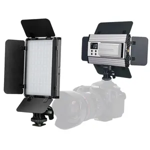 Tolifo 15W Super Bright High Power SMD LED Camera Flash Light With Barnoor For Canon Dslr Camera
