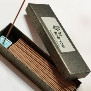 Bambooless Natural Sandalwood Agarbatti Incense Stick Chinese Style Wood Scented Therapeutic Use <b>Packaged</b> in Boxes - Product Image 3