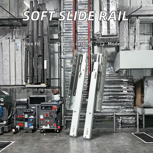 Classic Telescopic <strong>Slide</strong> <strong>Drawer</strong> <strong>Rail</strong> with <strong>Soft</strong> <strong>Closing</strong> Bottom Mount Iron Sales Undermount for Kitchen Bedroom-China Factory Clip - Product Image 3