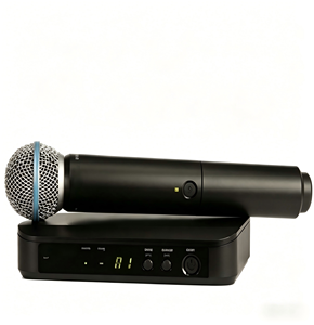 Used BLX24/58A <b>Wireless</b> Handheld <b>Microphone</b> System Professional Single Channel Vocal Mic for Stage Karaoke Live Broadcast - Product Image 3