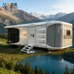 Capsule spatiale commerciale insonorisée double avec cuisine et design mobile de luxe - Product Image 4
