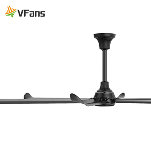 Vfans 2.5m 8ft DC động cơ hvls fan lớn Khối lượng không khí tiếng ồn thấp Quạt trần có thể điều chỉnh tốc độ quạt thông gió - Product Image 1