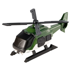 Jouet avion avec piste de catapulte pour garçons, modèle d'hélicoptère et d'avion de passagers, voiture à inertie pour taxiage - Product Image 1