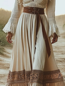 Ladies Vintage Western <strong>Cowgirl</strong> Ethnic Style Bohemian <strong>Dresses</strong> Fashion - Product Image 2