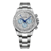PAGANI Design Multifonctionnel Dames Quartz Montre-Bracelet De Luxe Verre Saphir Boîtier En Acier 3ATM Parfait Cadeau À La Mode pour les Femmes