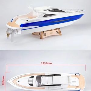 เรือยอชท์บังคับวิทยุ SANJOYO 1.3M Grand Princess 1305Z-F ขนาด 1:5 ตัวเรือพลาสติก มอเตอร์แบบไร้แปรงถ่าน ESC 300A รีโมท 100 เมตร - Product Image 3