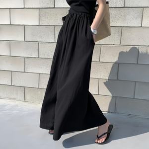 <span class=keywords><strong>Pantaloni</strong></span> larghi da <span class=keywords><strong>donna</strong></span> a vita alta e traspiranti in cotone fresco con tasche da <span class=keywords><strong>donna</strong></span> estivi <span class=keywords><strong>pantaloni</strong></span> larghi - Product Image 5