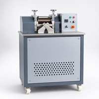 Machine de granulation de plastique de laboratoire, broyeur à deux rouleaux, mélangeur de composés PVC PE PP, granulation, chauffage électrique, CE ISO