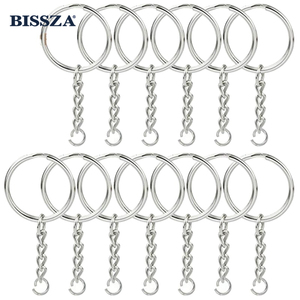 Wholesale Free Sample Custom Keychain <strong>Key</strong> <strong>Chain</strong> Parts Steel Metal Custom Flat Round Shaped Custom <strong>Key</strong> Ring - Product Image 1