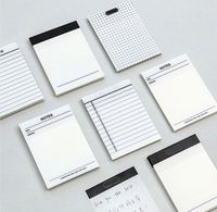 Blocs-notes autocollants transparents colorés 3x3 pouces pour l'école et le bureau, personnalisables, réutilisables, portables, pour listes de tâches et mémos