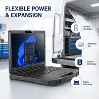 Portátil Industrial Resistente Getac S510 con Windows 11 Pro, IP53, MIL STD 810H para Construcción e Ingeniería