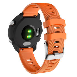 IVANHOE para Garmin <span class=keywords><strong>Forerunner</strong></span> 245/245M Band,20mm Reemplazo de <span class=keywords><strong>correa</strong></span> de reloj de silicona suave Pulsera Accesorios <span class=keywords><strong>Correa</strong></span> de muñeca deportiva - Product Image 3