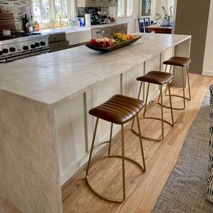 Brazil White Granite Kitchen Island Top Natural Taj Mahal Quartzite Countertops