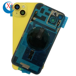 Pièces de réparation de téléphone portable Couvercle en verre de porte de batterie arrière avec câble flexible de lampe de poche NFC pour étui iPhone 16 Pro avec objectif de caméra - Product Image 2