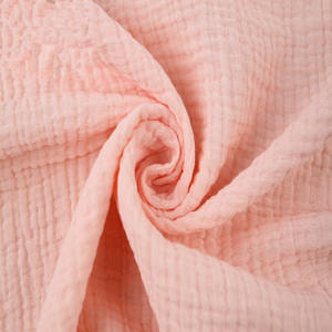 Châle plissé en <span class=keywords><strong>gaze</strong></span> <span class=keywords><strong>double</strong></span> couche 100% coton, vêtements musulmans, pantalon anti-moustiques - Product Image 4