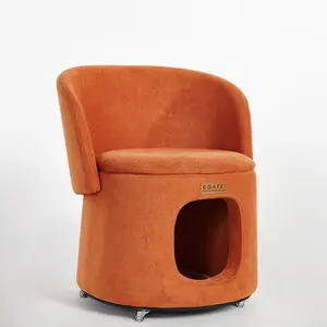 klapp kleinen stuhl kinder Suppliers-Platzsparende Möbel für Kleine Wohnungen Folding Swivel Stuhl Lagerung Hocker Kinder