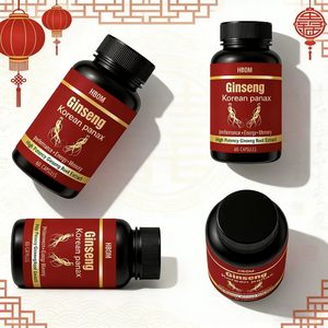 Capsules de <span class=keywords><strong>ginseng</strong></span> rouge coréen haute puissance OEM 2000 mg |   Complément alimentaire pour la santé masculine, pour l'énergie, la résistance et le soutien immunitaire - Product Image 3