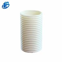 Conduit électrique en PVC double paroi ondulé pour la protection des câbles, conduit flexible ondulé