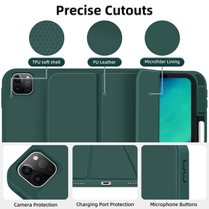 Custodie per <span class=keywords><strong>Tablet</strong></span> intelligenti a tre volte resistenti agli urti dal Design unico per iPad Air 13 <span class=keywords><strong>Pro</strong></span> custodia per iPad Air con portamatite - Product Image 2
