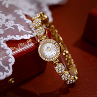Jam Tangan Wanita BS Bee Sister FA1864 Gypsophila CZ Diamond Flower, Mewah Ringan, Eksklusif, Niche, High-end