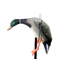 Leurre télécommandé pour appâts de canard de chasse électrique avec aile en aluminium et hauteur de piquet de 122cm