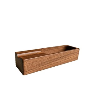 Cenicero de madera rectangular, soporte para cigarros de madera maciza para mesa de sala de estar, regalo - Product Image 5