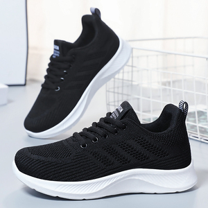 Chaussures plates en maille respirante pour femmes, style confortable pour la marche, chaussures de course pour femmes 2025 - Product Image 3