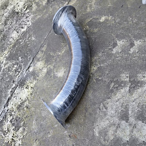 45Deg <b>Rubber</b> Bend for Slurry Application Two-Layer Steel Wire Braided Reinforced Construction Cutting Durable Design 20-30mm - Product Image 1
