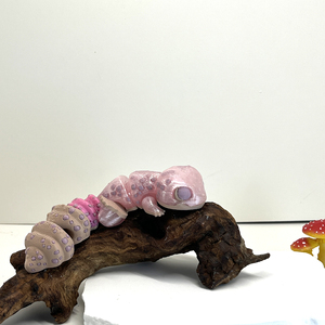 Impression 3D, Gecko gardien, <span class=keywords><strong>jouet</strong></span> ou décoration créative d'animal articulé, artisanat, cadeau, Gecko léopard - Product Image 3