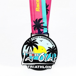 Medal Manufacturer Wholesale Cheap Design Blank Zinc Alloy 3D Gold Award Marathon Running Custom Metal Sport Medal - Product Image 4