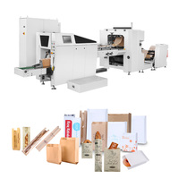Máquinas de papel automáticas, 50-350 pçs/min máquina automática para fazer sacos de papel máquina de sacos de alta velocidade automática