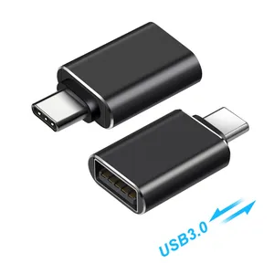 مهايئ USB 3.0 3.1 من نوع C إلى ذكر, مهايئ USB مخصص بشعار حسب الطلب ، موصل USB OTG من النوع C إلى USB C