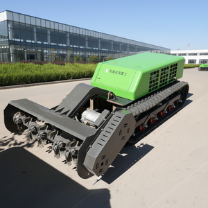 Tracked Electric Lawn Mower | 24V Remote Control <b>Grass</b> <b>Cutting</b> <b>Machine</b> | Industrial Grade 1150mm <b>Cutting</b> Width OEM Customizable - Product Image 1