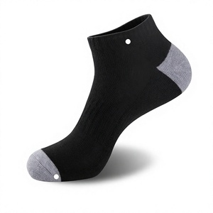 Chaussettes basses personnalisées avec logo pour hommes et femmes, chaussettes de sport en coton sans couture, respirantes, avec bord élastique, confortables - Product Image 1