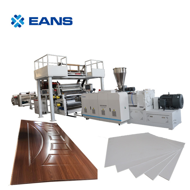 WPC Door Skin PVC Door Skin Sheet Making Machine