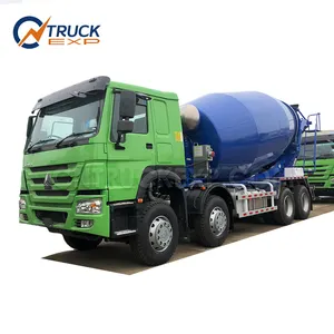 SINOTRUK HOWO 8x4 12 wheeler 14 ~ 16m 3 beton çimento mikseri kamyon